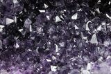 Sparkly Deep-Purple Amethyst Geode - Uruguay #345964-1